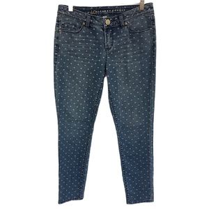 💖 LC LaurenConrad heart skinny jeans size 6